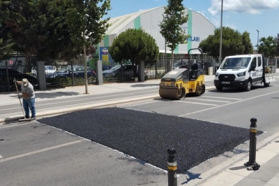Silivri&rsquo;de Asfalt ve Yol G&uuml;venliği &Ccedil;alışmaları Tam Gaz