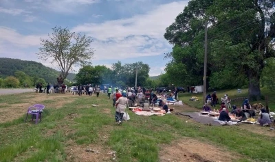 Simav Ahmetli k&ouml;y&uuml;nde yağmur duası
