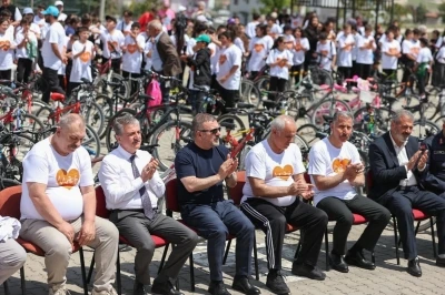 Sincan&rsquo;da pedallar sağlık i&ccedil;in &ccedil;evrildi
