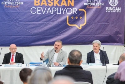 Sincan&rsquo;da &lsquo;Vatandaş Soruyor, Başkan Cevaplıyor&rsquo; isimli toplantının adresi Akşemsettin Mahallesi oldu
