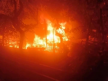 Sinop&rsquo;ta 2 ev, 2 ahır, 1 ambar ve 1 mobilya at&ouml;lyesi yanarak k&uuml;l oldu
