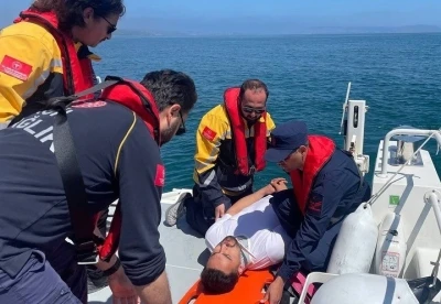 Sinop&rsquo;ta denizde tatbikat
