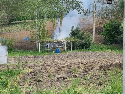 Sinop&rsquo;ta tarlada yangın paniği
