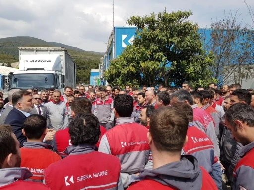 Sirena Marine yat fabrikasında grev i&ccedil;in geri sayım başladı