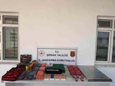 Şırnak&rsquo;ta jandarmadan ka&ccedil;ak&ccedil;ılık operasyonu