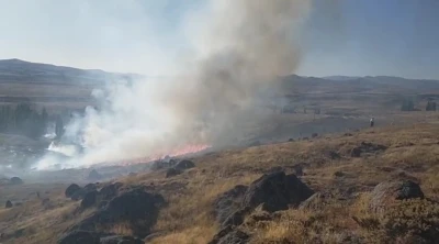 Sivas&rsquo;ta &ouml;rt&uuml; yangını