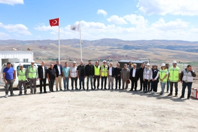 Sivas'ta Tecer Taş Ocağı &Uuml;retime Kazandırıldı