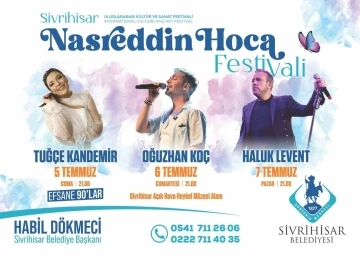 Sivrihisar Uluslararası Nasreddin Hoca K&uuml;lt&uuml;r ve Sanat Festivali i&ccedil;in hazırlıklar tamamlandı
