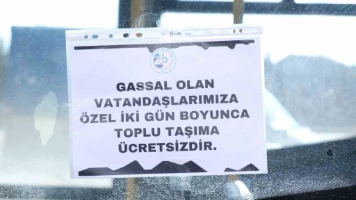 Sorgun Belediyesi, gassallar i&ccedil;in toplu taşımayı &uuml;cretsiz yaptı
