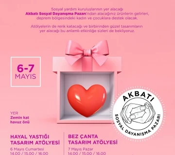 Sosyal Dayanışma Pazarı&rsquo;nda depremzedelere destek olunacak
