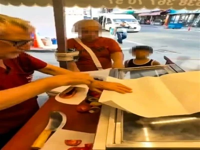 Sosyal medyada b&uuml;y&uuml;k tepki g&ouml;ren lahmacuncu olayında yeni gelişme!