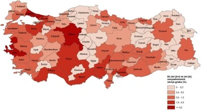 Sosyoekonomik Seviye'de Nil&uuml;fer 822 il&ccedil;e arasında 5. sırada!