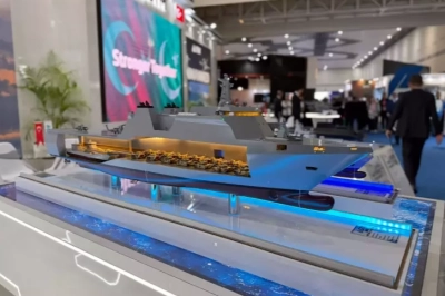 STM&rsquo;nin &Ccedil;ok Maksatlı Destek Gemisi Tasarımı İlk Kez Sergilendi