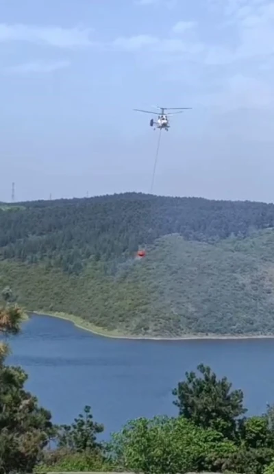 Sultangazi&rsquo;de orman yangını
