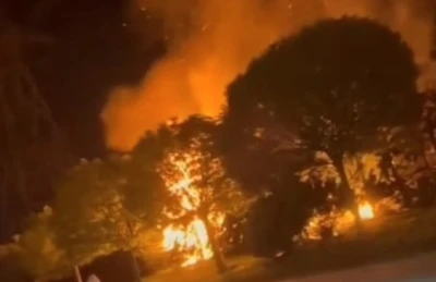 Sultangazi&rsquo;de ormanlık alanda korkutan yangın
