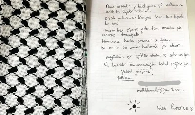Sumud Filosu aktivisti Mallet&rsquo;ten T&uuml;rk sağlık &ccedil;alışanlarına teşekk&uuml;r mektubu