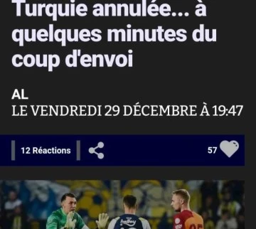 S&uuml;per Kupa finalinin iptali, Avrupa basınında geniş yankı buldu