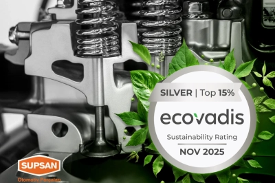 Supsan, EcoVadis&rsquo;te 3 Puan Y&uuml;kselerek G&uuml;m&uuml;ş Madalyasını Korudu