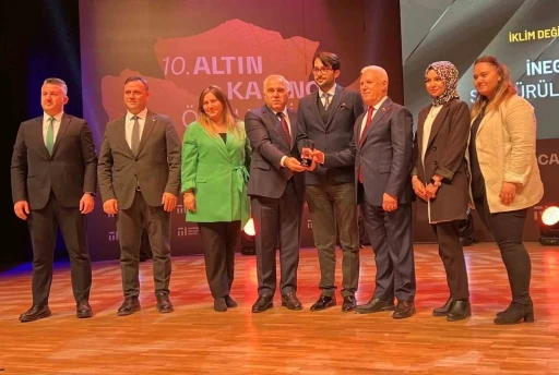 &ldquo;S&uuml;rd&uuml;r&uuml;lebilir Hava Kalitesi &Ouml;l&ccedil;&uuml;m Ağı Projesi&rdquo; İneg&ouml;l&rsquo;e &ouml;d&uuml;l getirdi
