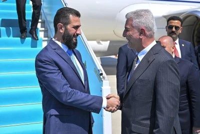 Suriye Cumhurbaşkanı Şara Ankara'da