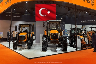 TAFE Trakt&ouml;r Konya Tarım Fuarı&rsquo;nda Yeni Serisiyle G&uuml;c&uuml;n&uuml; Sergiledi