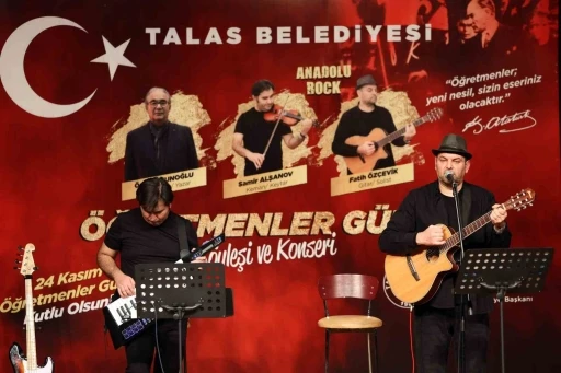 Talas&rsquo;ta &Ouml;ğretmenler G&uuml;n&uuml;&rsquo;ne &ouml;zel konser ve s&ouml;yleşi
