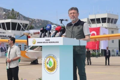 Tarım ve Orman Bakanı İbrahim Yumaklı: 28 u&ccedil;ak, 119 helikopter, 14 İHA ile yeşil vatanımızı koruyoruz!