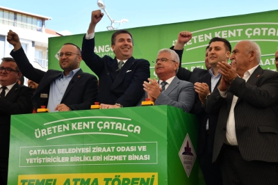 Tarımın Kalbi Olacak Hizmet Binasının Temeli &Ccedil;atalca'da Atıldı