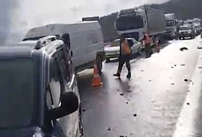 Tarsus, Adana, Gaziantep Otoyolu&rsquo;nda zincirleme kaza: 8 yaralı