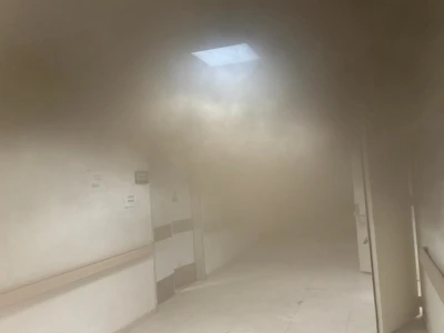 Tarsus'ta hastanede &ccedil;ıkan yangın kısa s&uuml;rede s&ouml;nd&uuml;r&uuml;ld&uuml;