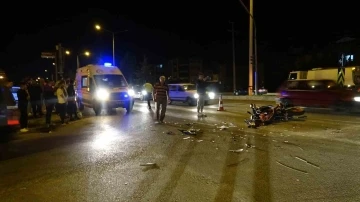 Tavşanlı&rsquo;da trafik kazası, motosiklet s&uuml;r&uuml;c&uuml;s&uuml; yaralandı
