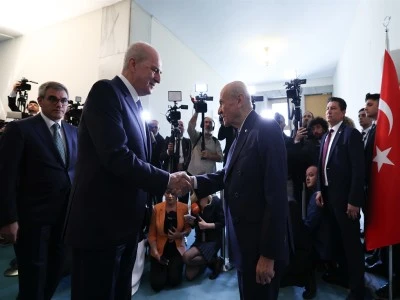 TBMM Başkanı Kurtulmuş Bah&ccedil;eli'yi ziyaret etti