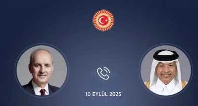 TBMM Başkanı Kurtulmuş, Katarlı mevkidaşı Al Ghanim ile g&ouml;r&uuml;şt&uuml;