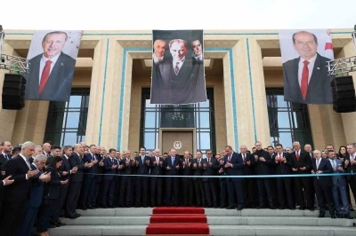 TBMM Başkanı Kurtulmuş: "Kuzey Kıbrıs T&uuml;rk&uuml;&rsquo;n&uuml;n her meselesini kendi milli meselemiz olarak g&ouml;r&uuml;yoruz"
