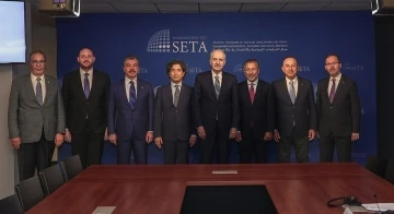 TBMM Başkanı Kurtulmuş, Seta&rsquo;nın Washington&rsquo;da bulunan merkezini ziyaret etti
