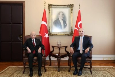 TBMM Başkanı Kurtulmuş'tan Bah&ccedil;eli'ye ziyaret