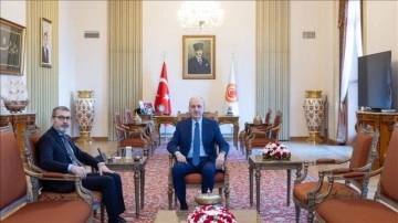 TBMM Başkanı Kurtulmuş, TİHEK Başkanı Kılı&ccedil;'ı kabul etti