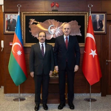 TBMM Başkanı Kurtulmuş, T&uuml;rkiye&rsquo;nin Bak&uuml; B&uuml;y&uuml;kel&ccedil;iliğini ziyaret etti
