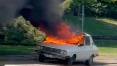 TBMM &ouml;n&uuml;nde aracını yakan şahıs tutuklandı