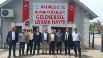 TCDD &ccedil;alışanlarından geleneksel lokma hayrı

