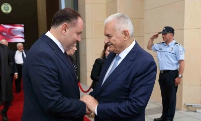 TDT Aksakallar Konseyi Başkanı Yıldırım, KKTC Meclis Başkanı &Ouml;zt&uuml;rkler ile bir araya geldi
