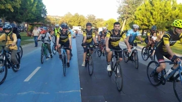 Tekirdağ&rsquo;da Avrupa Hareketlilik Haftası&rsquo;nda bisiklet turu d&uuml;zenlendi
