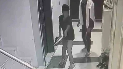 Tekirdağ&rsquo;da &ccedil;ocuk hırsızlar zıplayarak ka&ccedil;tı
