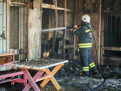 Tekirdağ&rsquo;da depo yangını