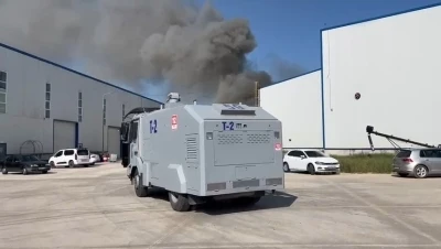 Tekirdağ&rsquo;da fabrika yangını kontrol altına alındı

