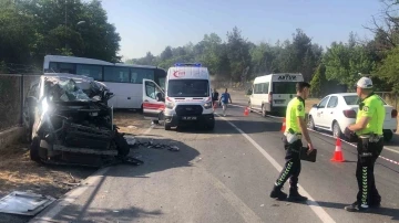 Tekirdağ&rsquo;da feci kaza: 2 &ouml;l&uuml;, 10 yaralı
