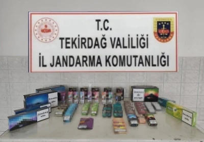 Tekirdağ&rsquo;da ka&ccedil;ak sigara ve elektronik sigara operasyonu
