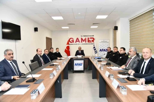 Tekirdağ&rsquo;da kış tedbirleri toplantısı d&uuml;zenlendi

