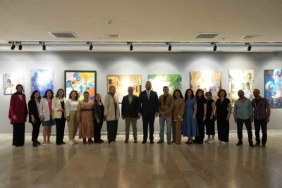 Tekirdağ&rsquo;da resim &ouml;ğretmenlerinden anlamlı sergi
