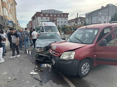 Tekirdağ&rsquo;da trafik kazası: 2 yaralı